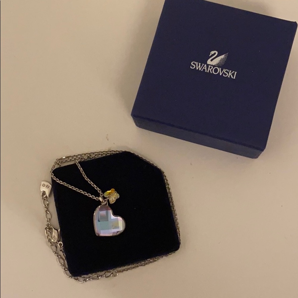Swarovski heart necklace